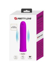 Curtis Mini Super Power Vibrator 12 Lila Silikonvibrationen von Pretty Love Flirtation