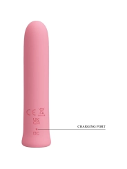 Curtis Mini Super Power Vibrator 12 Rosa Silikonvibrationen von Pretty Love Flirtation