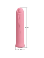 Curtis Mini Super Power Vibrator 12 Rosa Silikonvibrationen von Pretty Love Flirtation