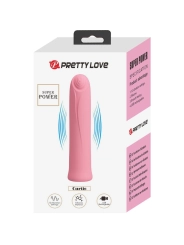 Curtis Mini Super Power Vibrator 12 Rosa Silikonvibrationen von Pretty Love Flirtation