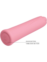 Curtis Mini Super Power Vibrator 12 Rosa Silikonvibrationen von Pretty Love Flirtation