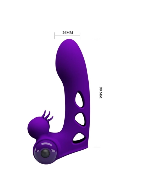 Orlando Purple Vibrator Fingerhülle von Pretty Love Male