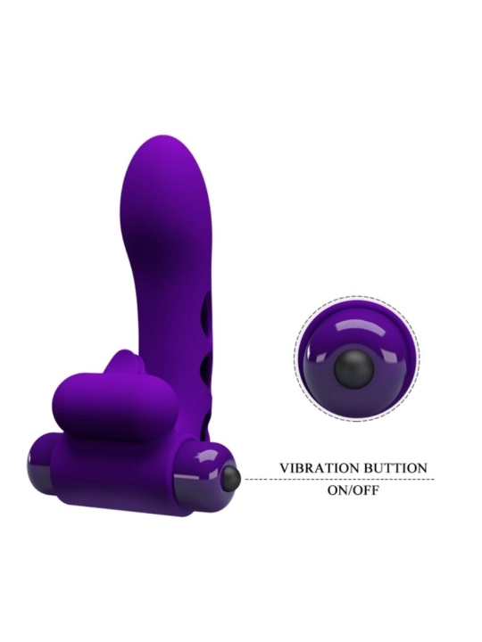 Orlando Purple Vibrator Fingerhülle von Pretty Love Male