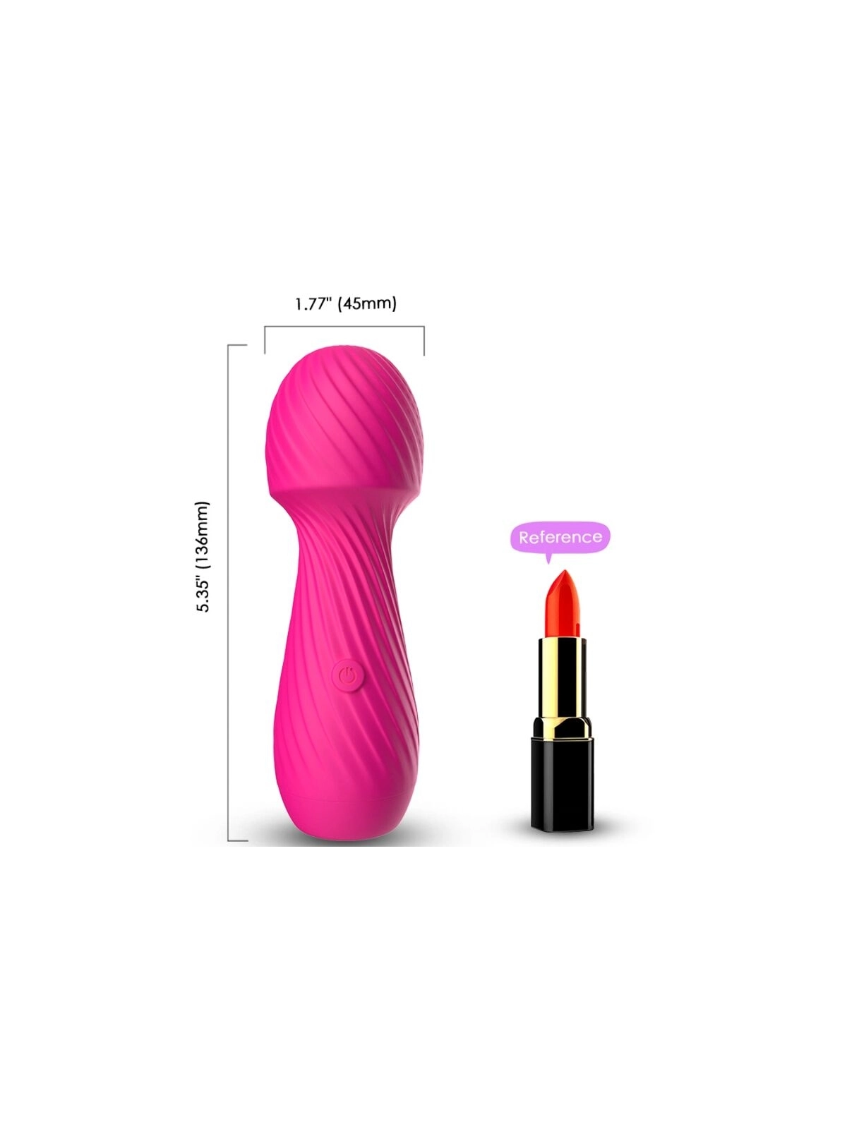 Dazzle Massager & Vibrator Klein Fuchsia von Armony Massagers