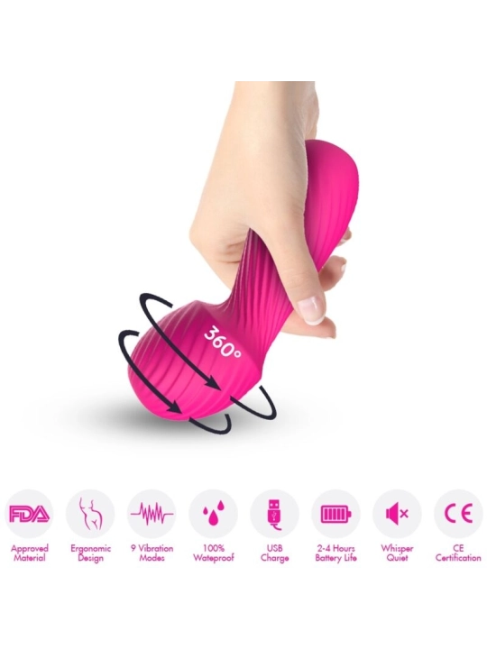 Dazzle Massager & Vibrator Klein Fuchsia von Armony Massagers