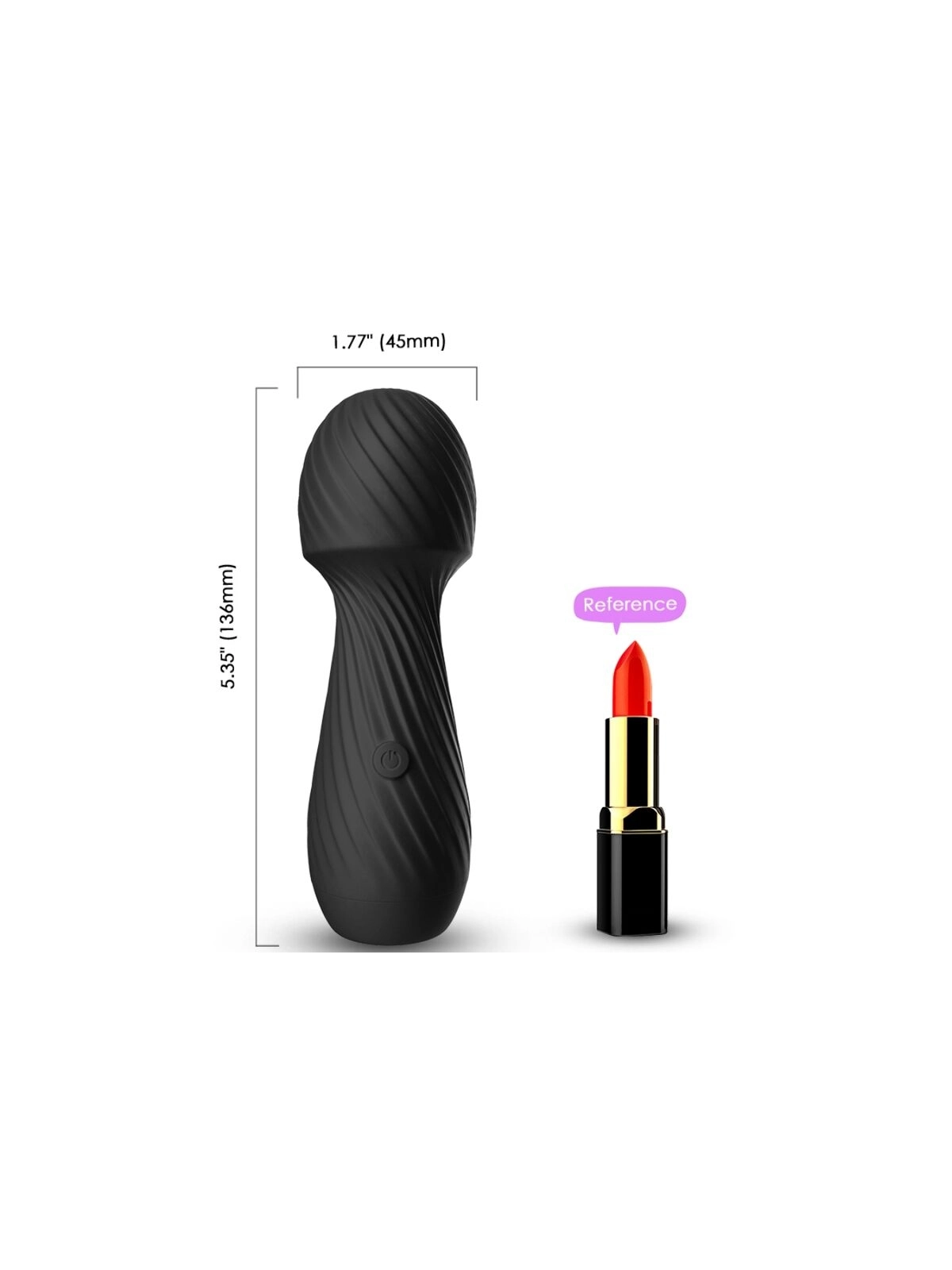 Dazzle Massager & Vibrator Klein Schwarz von Armony Massagers