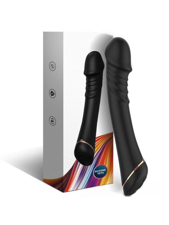 Dildo Vibrator Silikon Schwarz von Armony Vibrators