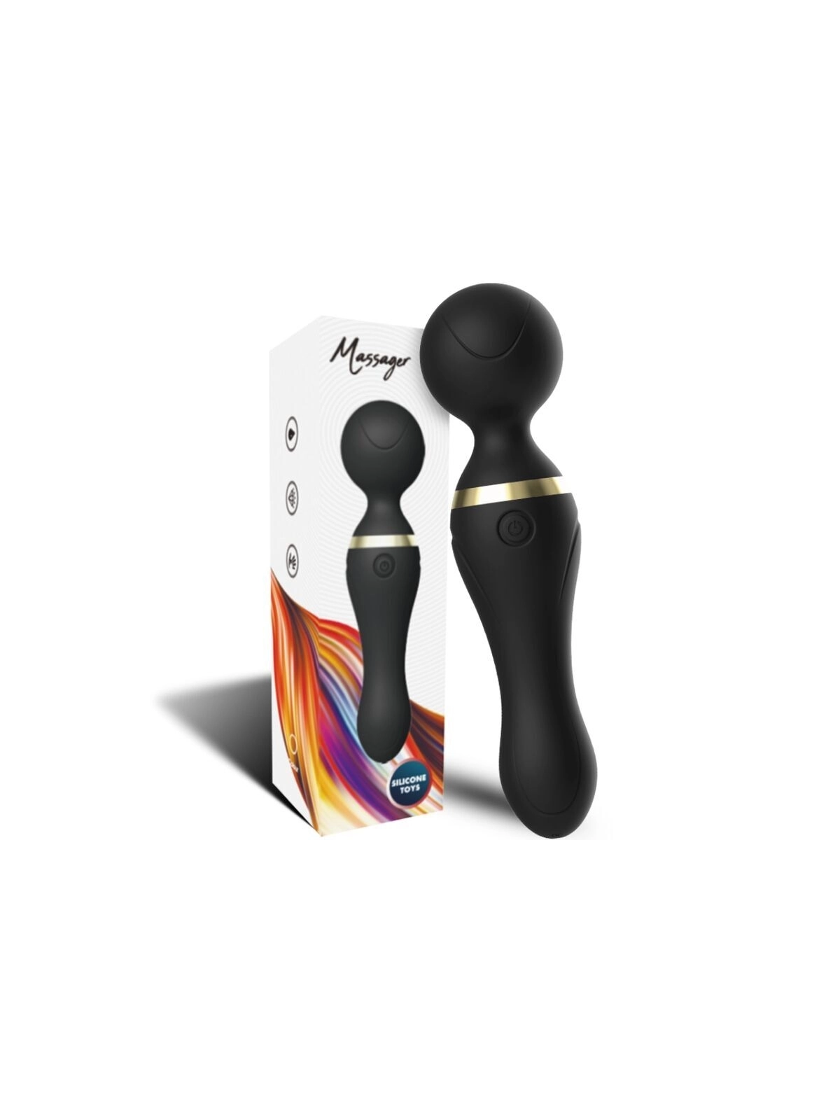 Freeza Massager & Vibrator Super Flexibler Kopf Schwarz von Armony Massagers