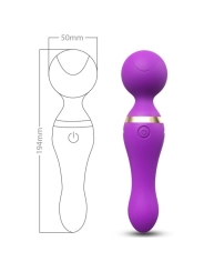 Freeza Massager & Vibrator Super Flexibler Kopf Lila von Armony Massagers