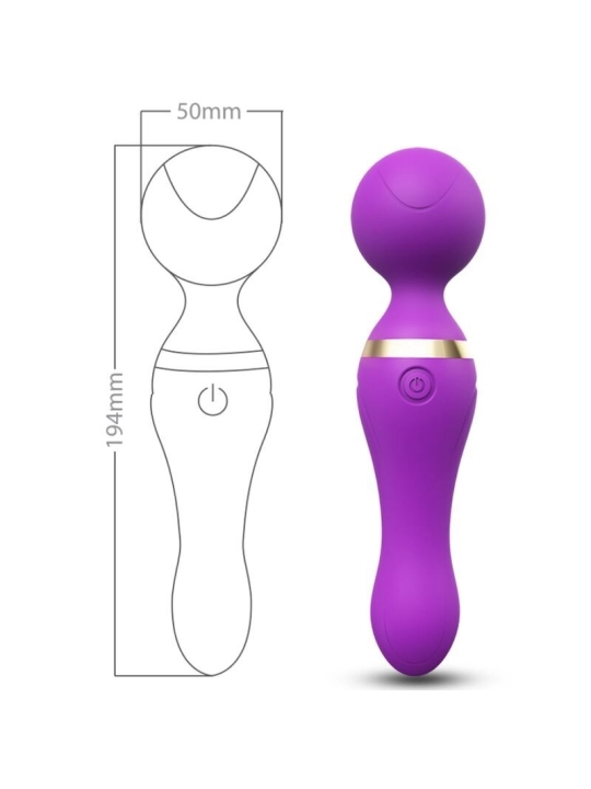 Freeza Massager & Vibrator Super Flexibler Kopf Lila von Armony Massagers