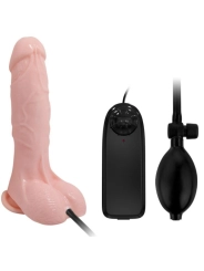 Realistischer Vibrierender und Aufblasbarer Dildo 18.8 cm von Baile