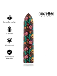 Floral Rechargeable Bullet 10 Intensities von Custom Bullets