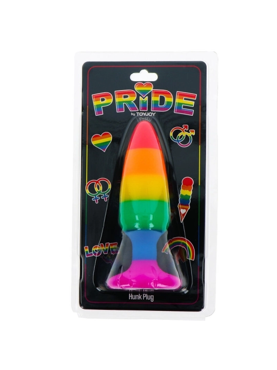 Lgbt Flag Plug Hunk 10,5 cm von Pride