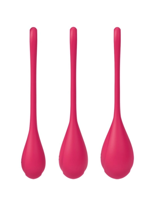 Yoni Power 1 Trainingsset Rot von Satisfyer Balls