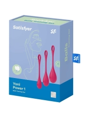 Yoni Power 1 Trainingsset Rot von Satisfyer Balls