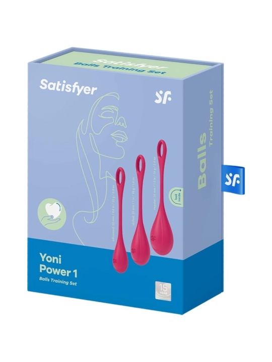 Yoni Power 1 Trainingsset Rot von Satisfyer Balls