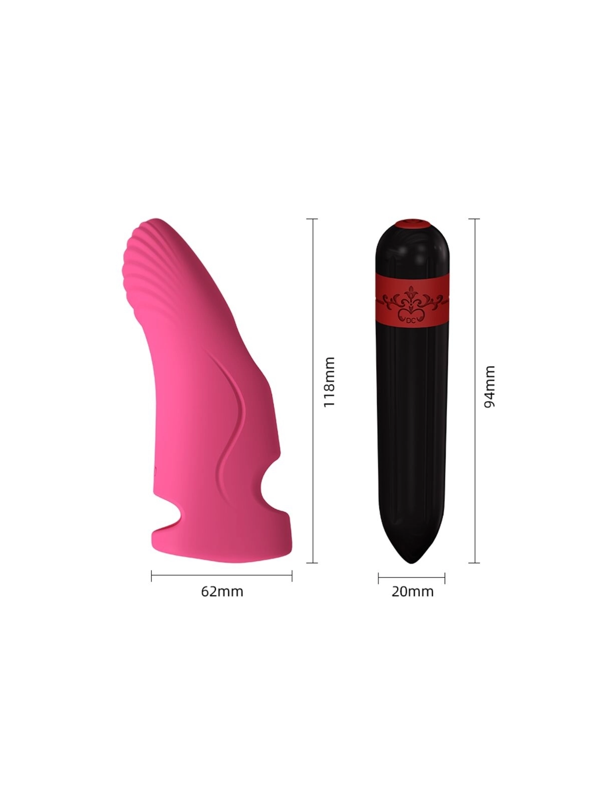 Aurora Vibrator Finger Fuchsia von Armony Vibrators