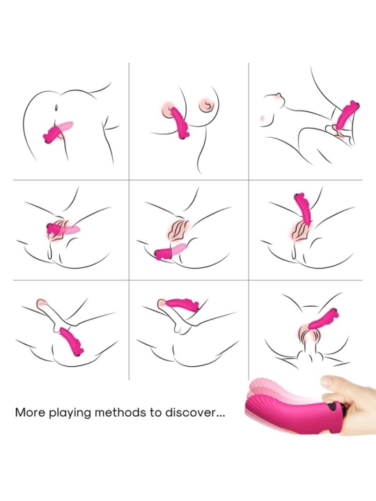 Aurora Vibrator Finger Fuchsia von Armony Vibrators