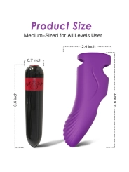 Aurora Vibrator Finger Lila von Armony Vibrators