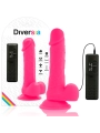 Flexibler Vibrierender Dildo Rosa 20.5 cm -O- 4.2 cm von Diversia