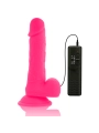 Flexibler Vibrierender Dildo Rosa 20.5 cm -O- 4.2 cm von Diversia