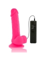 Flexibler Vibrierender Dildo Rosa 20.5 cm -O- 4.2 cm von Diversia