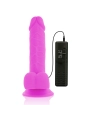 Flexibler Vibrierender Dildo Lila 20.5 cm -O- 4.2 cm von Diversia