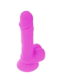 Flexibler Vibrierender Dildo Lila 20.5 cm -O- 4.2 cm von Diversia