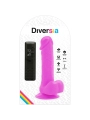 Flexibler Vibrierender Dildo Lila 20.5 cm -O- 4.2 cm von Diversia