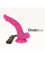 Flexibler Vibrierender Dildo Lila 21.5 cm -O- 4.5 cm von Diversia