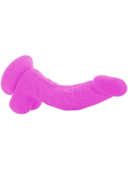 Flexibler Vibrierender Dildo Lila 21.5 cm -O- 4.5 cm von Diversia