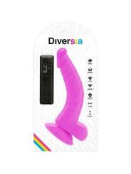 Flexibler Vibrierender Dildo Lila 21.5 cm -O- 4.5 cm von Diversia