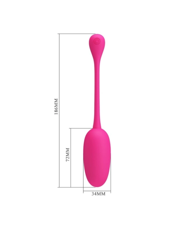 Knucker Pink Wiederaufladbares Vibrations-Ei von Pretty Love Flirtation