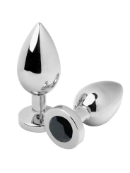 Anal Plug Diamant Schwarz Klein 5,71 cm von Metal Hard