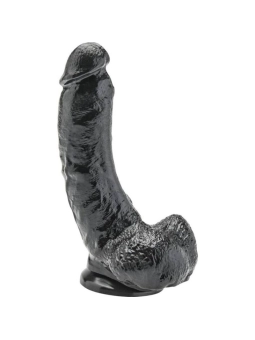 Dildo 20,5 cm mit Hoden Schwarz von Get Real