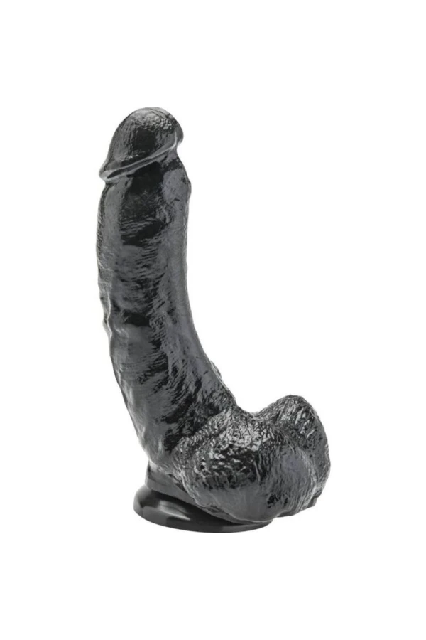 Dildo 20,5 cm mit Hoden Schwarz von Get Real