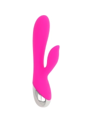 Vibrator mit Kaninchen 10 Vibrationsmodi 19 cm von Ohmama