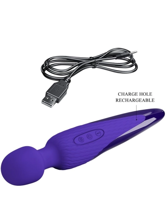 Antony Youth Wand Vibrator Violet Wrmeeffekt von Pretty Love Youth