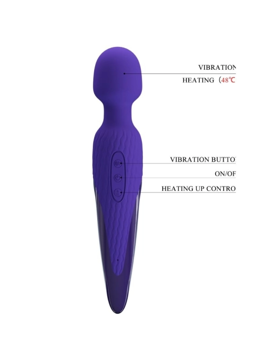 Antony Youth Wand Vibrator Violet Wrmeeffekt von Pretty Love Youth