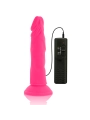 Flexibler Dildo mit Vibration Rosa 23 cm -O- 4.3 cm von Diversia