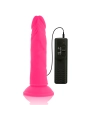 Flexibler Dildo mit Vibration Rosa 23 cm -O- 4.3 cm von Diversia