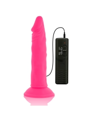 Flexibler Dildo mit Vibration Rosa 23 cm -O- 4.3 cm von Diversia