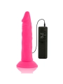 Flexibler Dildo mit Vibration Rosa 23 cm -O- 4.3 cm von Diversia