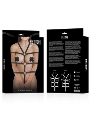 Verstellbarer Gurt für Torso und Arme von Fetish Submissive Bondage