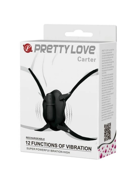 Strap-On mit Carter Vibrierender Bullet von Pretty Love