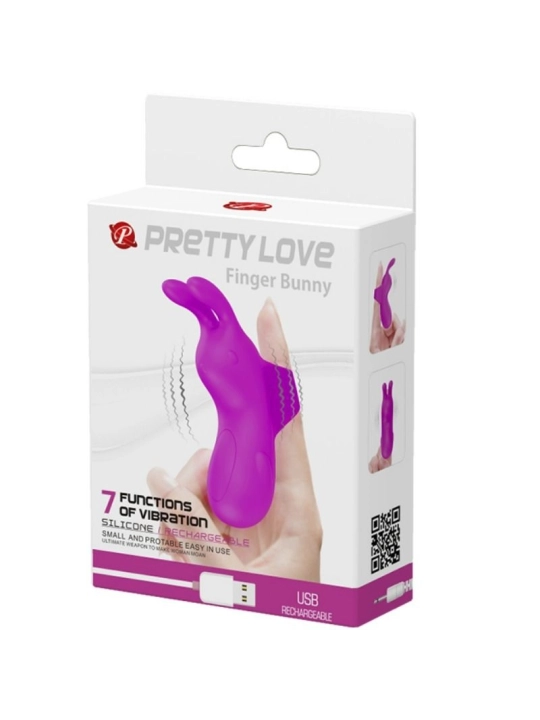 Smart Wiederaufladbarer Fingerhut mit Kaninchen von Pretty Love Smart