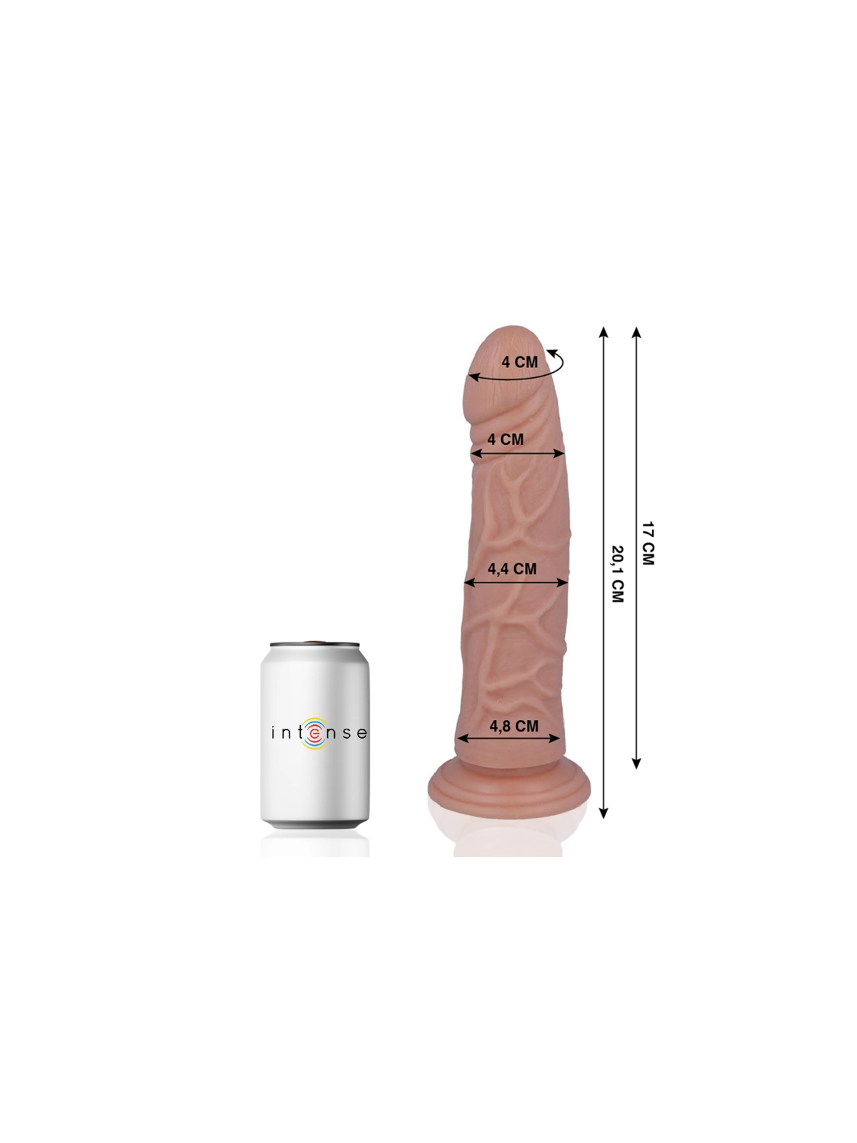 Mr 22 Realistischer Dildo 20.1 cm -O- 4.4 cm von Mr. Intense