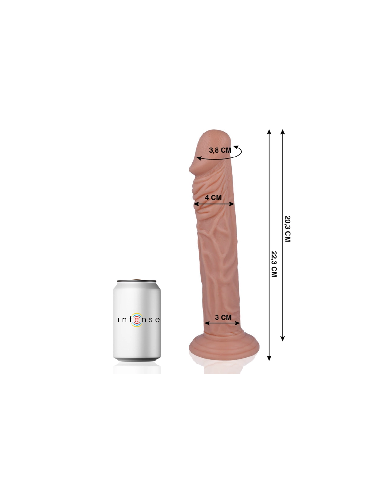 Mr 27 Realistischer Dildo 22.3 cm -O- 4 cm von Mr. Intense