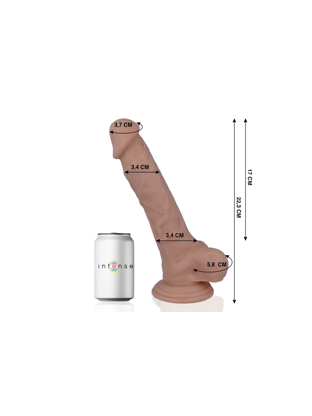 Mr 28 Realistischer Dildo 22.3 cm -O- 3.4 cm von Mr. Intense