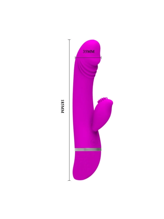 Flirtation Vibrator mit Kaninchen David von Pretty Love Flirtation